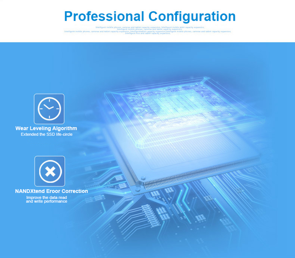 Netac N500S 960GB SSD 2.5 Inch Solid State Drive SATA3 Interface Reading Speed 500MB/s - Blue