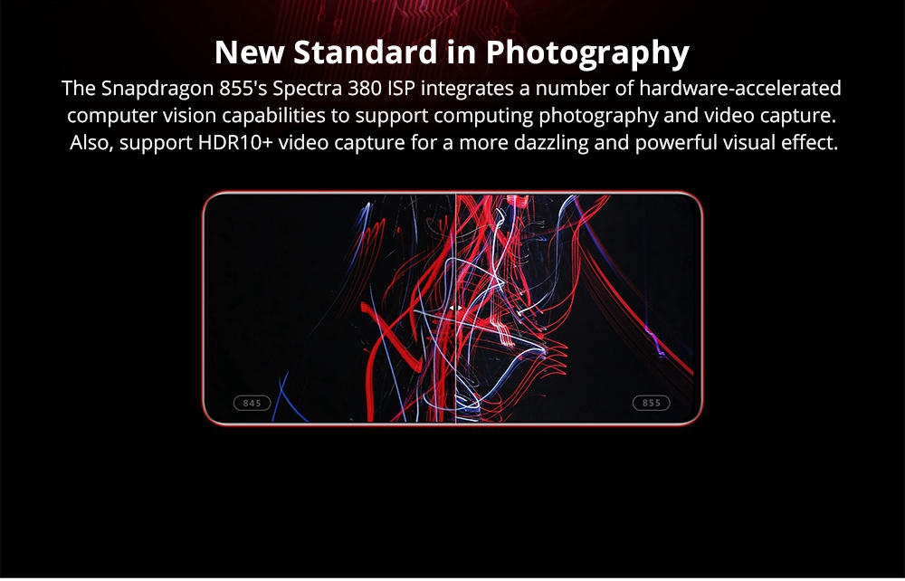 Lenovo Z5 Pro GT 6.39 Inch 4G LTE Smartphone Snapdragon 855 6GB 128GB 16.0MP+24.0MP Dual Rear Cameras Android 9.0 In-Display Fingerprint NFC - Black