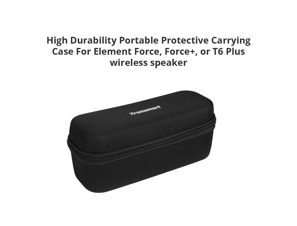 Tronsmart Durable Protective Carrying Case Hard Travel Bag Cover for Element Force/Force+/T6 Plus Bluetooth Speakers