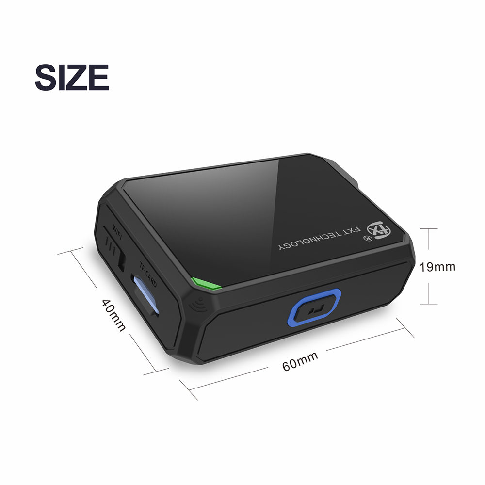 FXT DVR WIFI Realtime HD 720P 60FPS Video Recording Online APP Share Support iOS Android System
