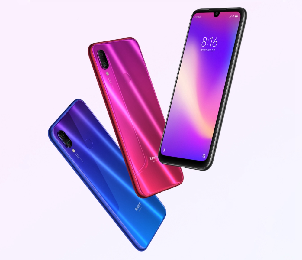 Xiaomi Redmi Note 7 Pro 6.3 Inch 4G LTE Smartphone Snapdragon 675 6GB 128GB 48.0MP+5.0MP Dual AI Cameras MIUI 10 Quick Charge Touch ID IR Remote Control - Black