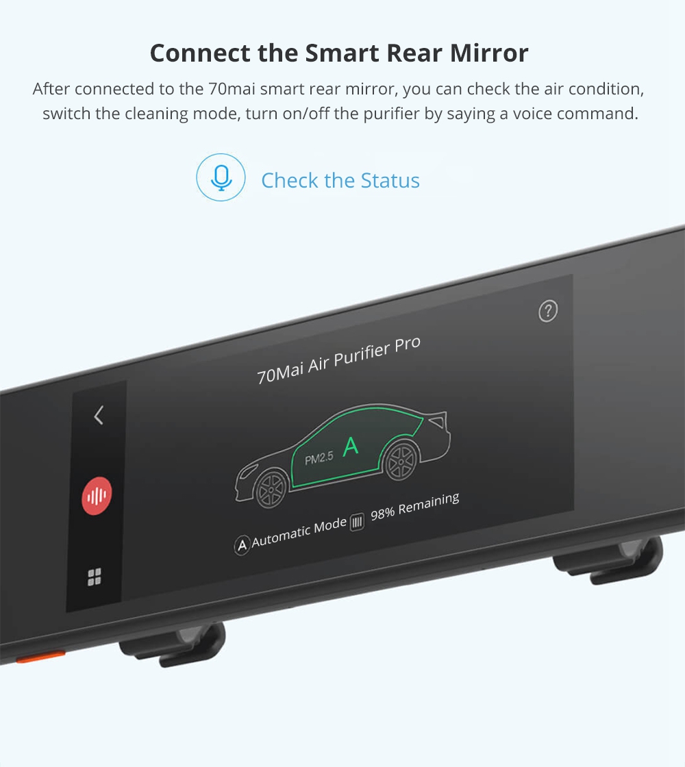 70mai car air purifier