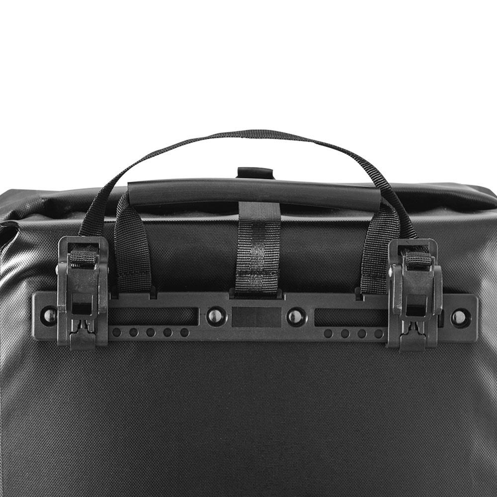 AS02 Waterproof 27L Bicycle Rear Seat Pannier Bag with Shoulder Strap - Black