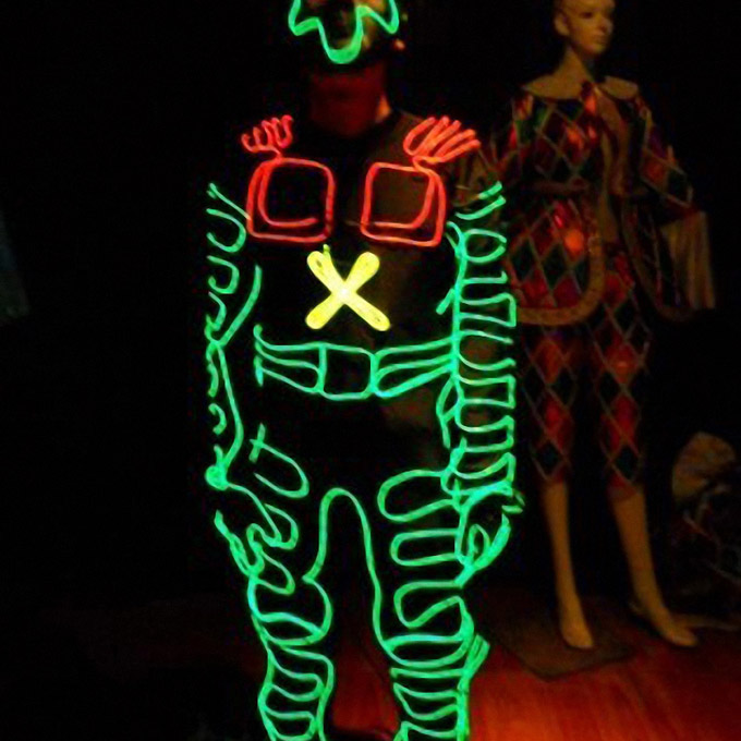 5M 10 Colors LED Flexible 2.3MM EL Wire Rope Light Strip Tube Lamp With Controller - Orange