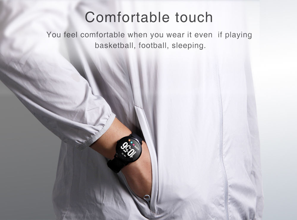 Makibes T4 Smart Watch 1.3 Inch TFT Screen IP67 Heart Rate Blood Pressure Oxygen Sleep Monitor Multi Sports Modes - Pink