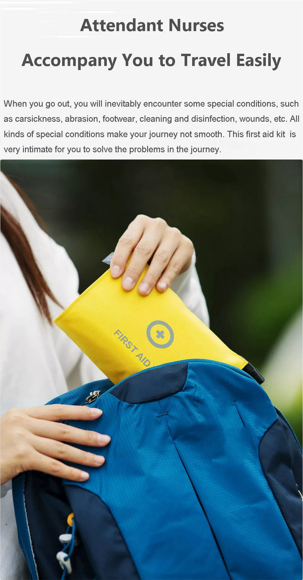 Xiaomi Miaomiaoce Mini First Aid Kit Medical Survival Bag for Emergency at Home Outdoor Car Camp - Yellow