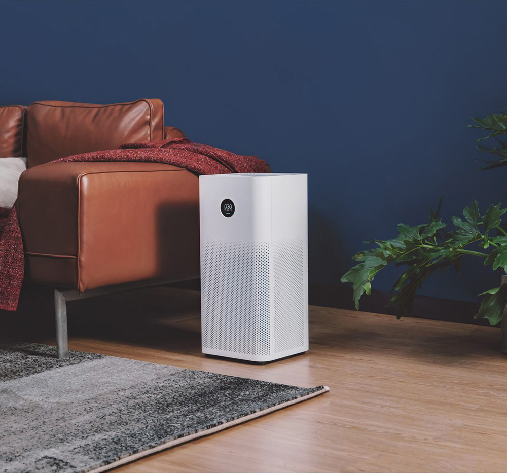 Xiaomi Mi Air Purifier 2S OLED Display Air Quality PM 2.5 Monitor 10min Circulation 360 Degree Ventilate Global Version - White