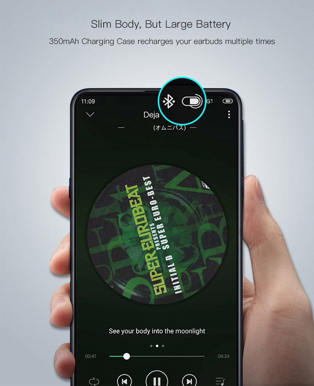 Apods i12 Bluetooth 5.0 TWS Earbuds Realtek 8763BFR Binaural Call Tap Control Auto Pairing Stereo Sound 4 Hours Working Time - Upgraded Edition