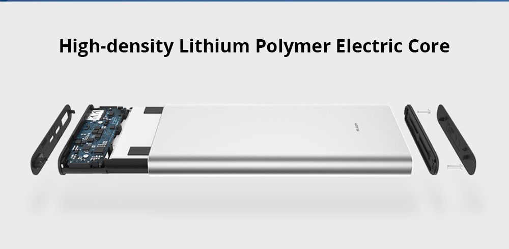 Xiaomi Mi3 10000mAh Power Bank USB-C Two-way Fast Charge - Black