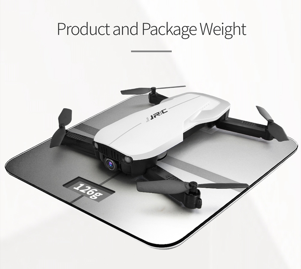 JJRC H71 GRUS 1080P WIFI FPV Foldable RC Quadcopter With Optical Flow Positioning RTF - White
