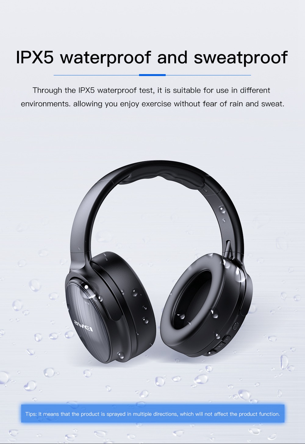 awei a780bl wireless stereo headphones