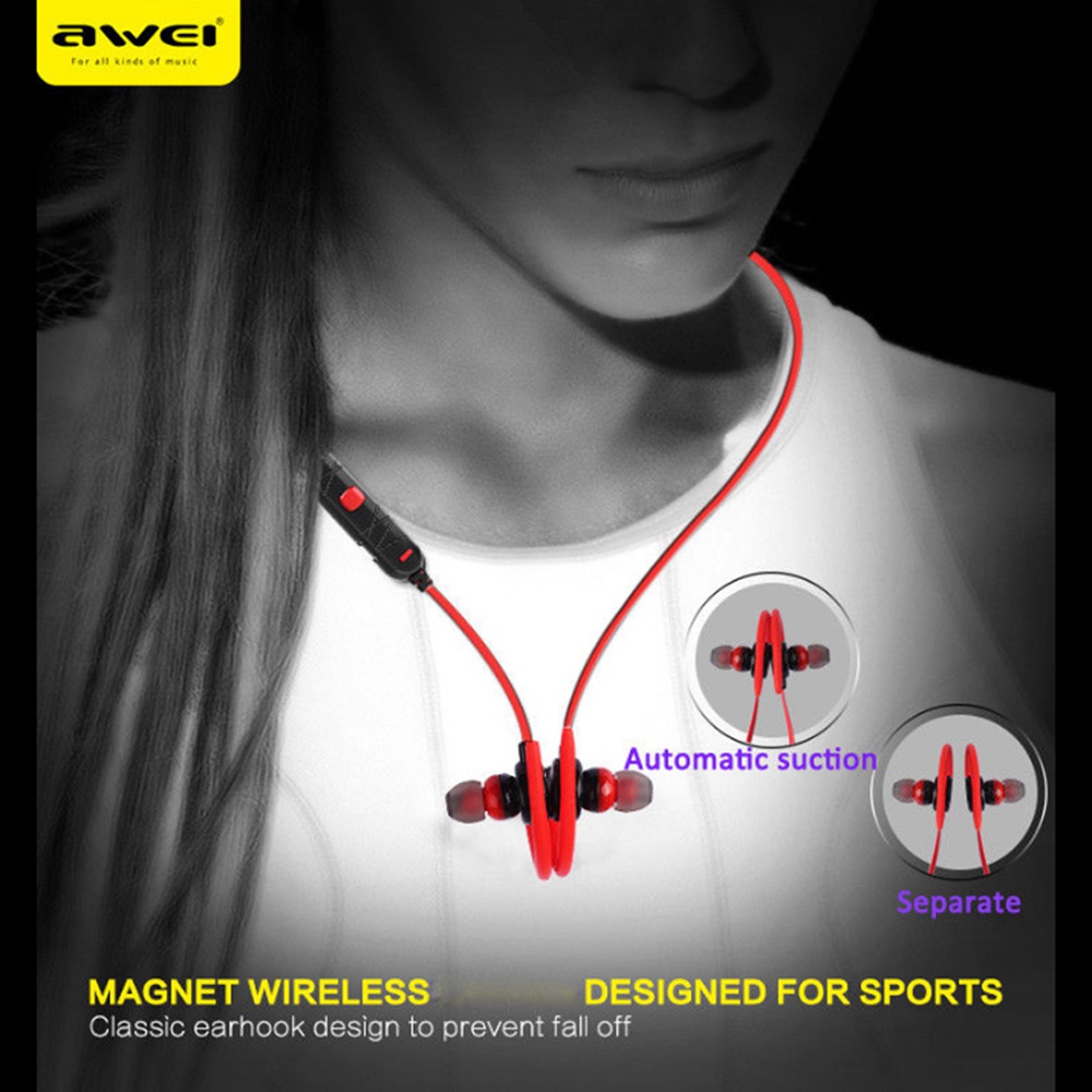 Ακουστικά Bluetooth AWEI A620BL CVC6.0 Μείωση θορύβου - Πράσινο