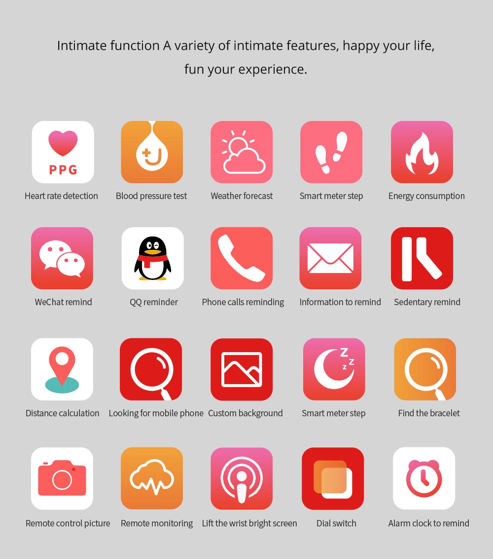 Makibes B02 Smartwatch 1.3 inch Round TFT IP67 Water Resistant  Fitness Tracker Blood Pressure Color UI Wristband - Black