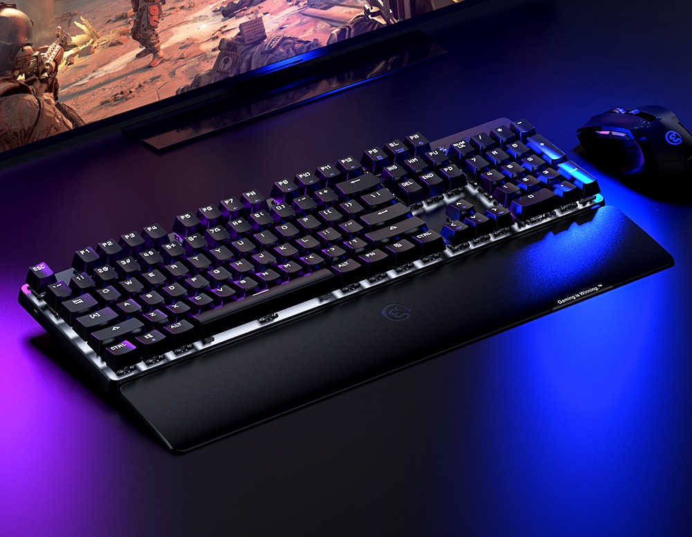 GameSir GK300 Mechanical Gaming Keyboard Space Gray