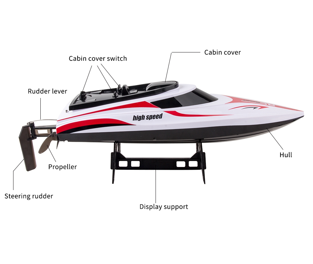 high speed rc boat