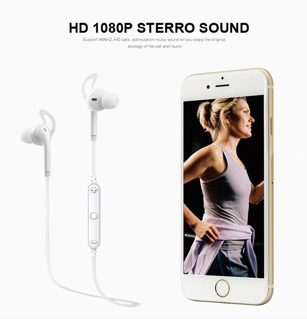 AWEI A610BL Bluetooth Earphones IPX4 Water Resistant - Black