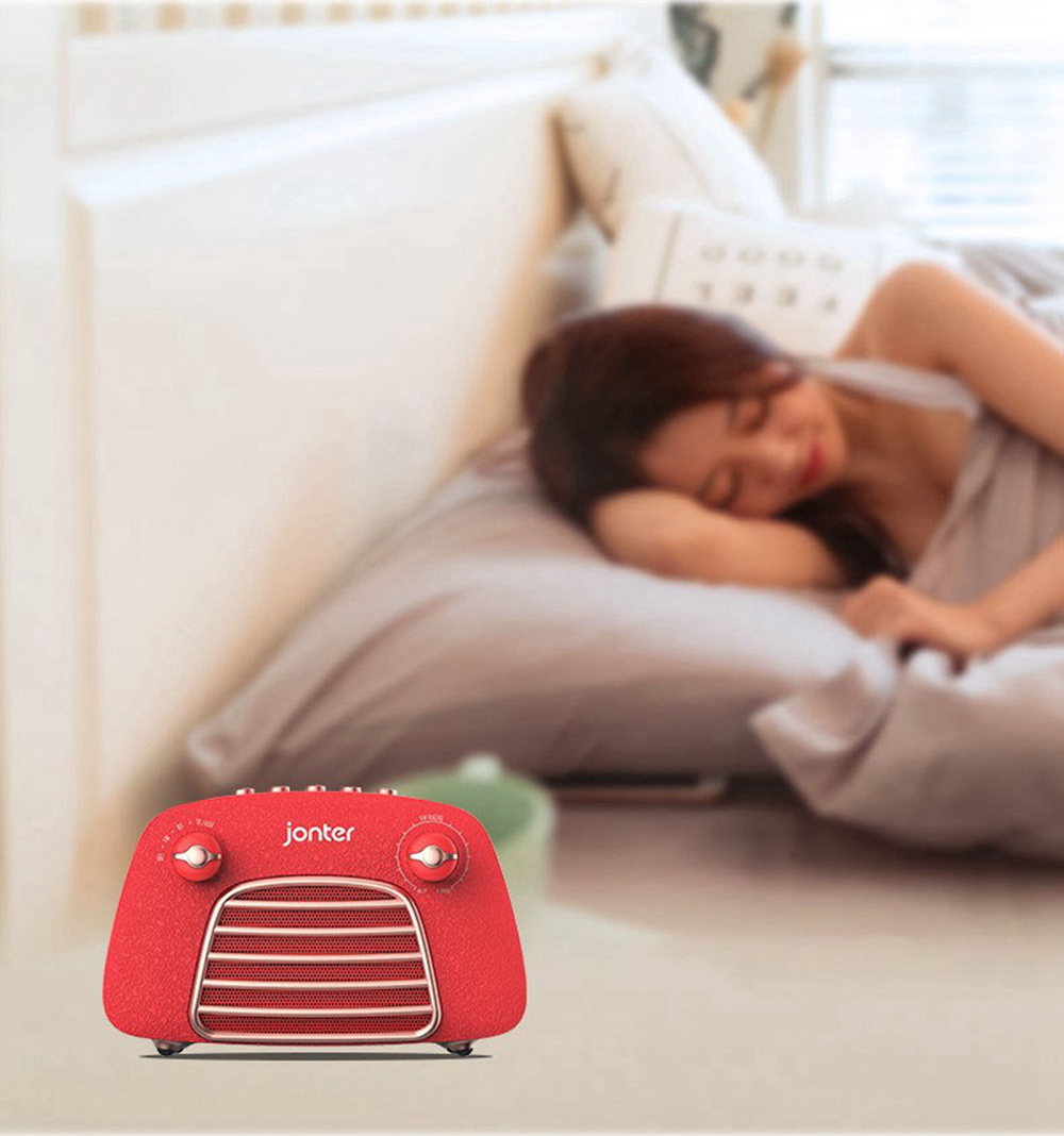 JONTER M1 Wireless Bluetooth 4.2 Speaker Subwoofers Loudspeakers Radio - Black