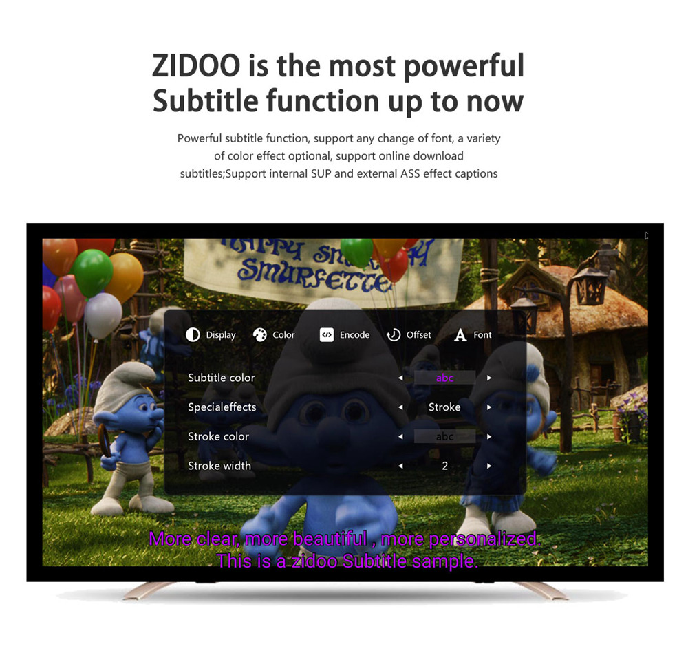 ZIDOO Z9S Realtek RTD1296 Android  2GB/16GB Blue-ray Navigation 4K UH TV Box  Dual Band WIFI Gigabit LAN SATA 3.0 USB 3.0 Bluetooth