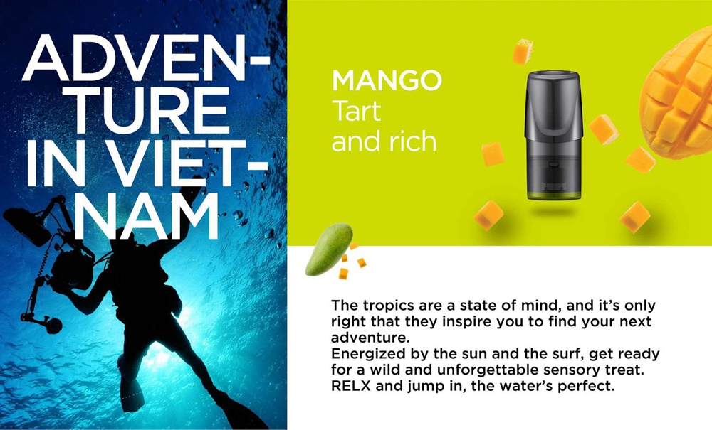 3PCS Original RELX Replacement E-liquid for RELX E-Cigarette - Lemon Tea