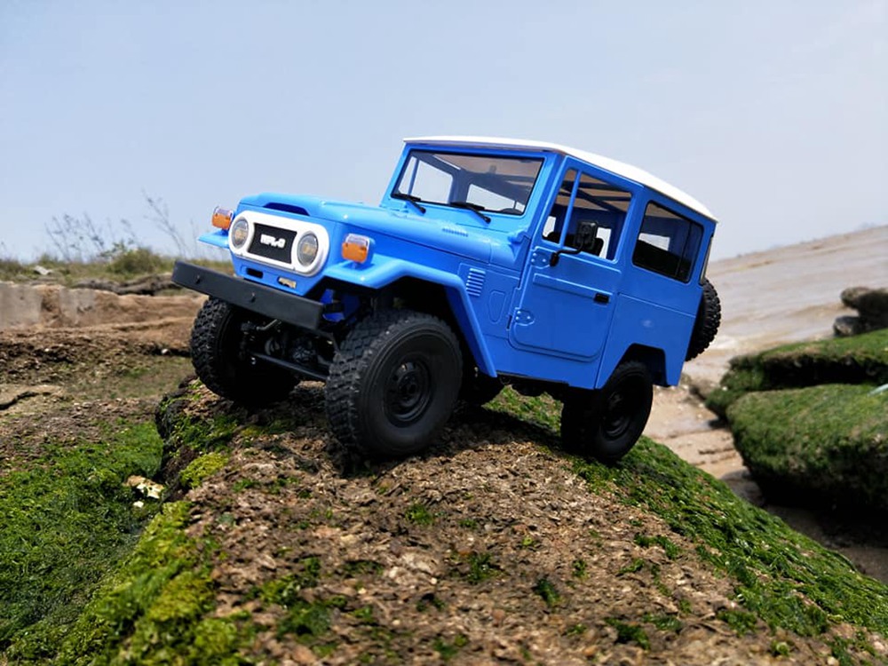 WPL C34-KM FJ40 Metal Version 1/16 4WD Crawler Climbing Vehicle RC Car Kit - Yellow