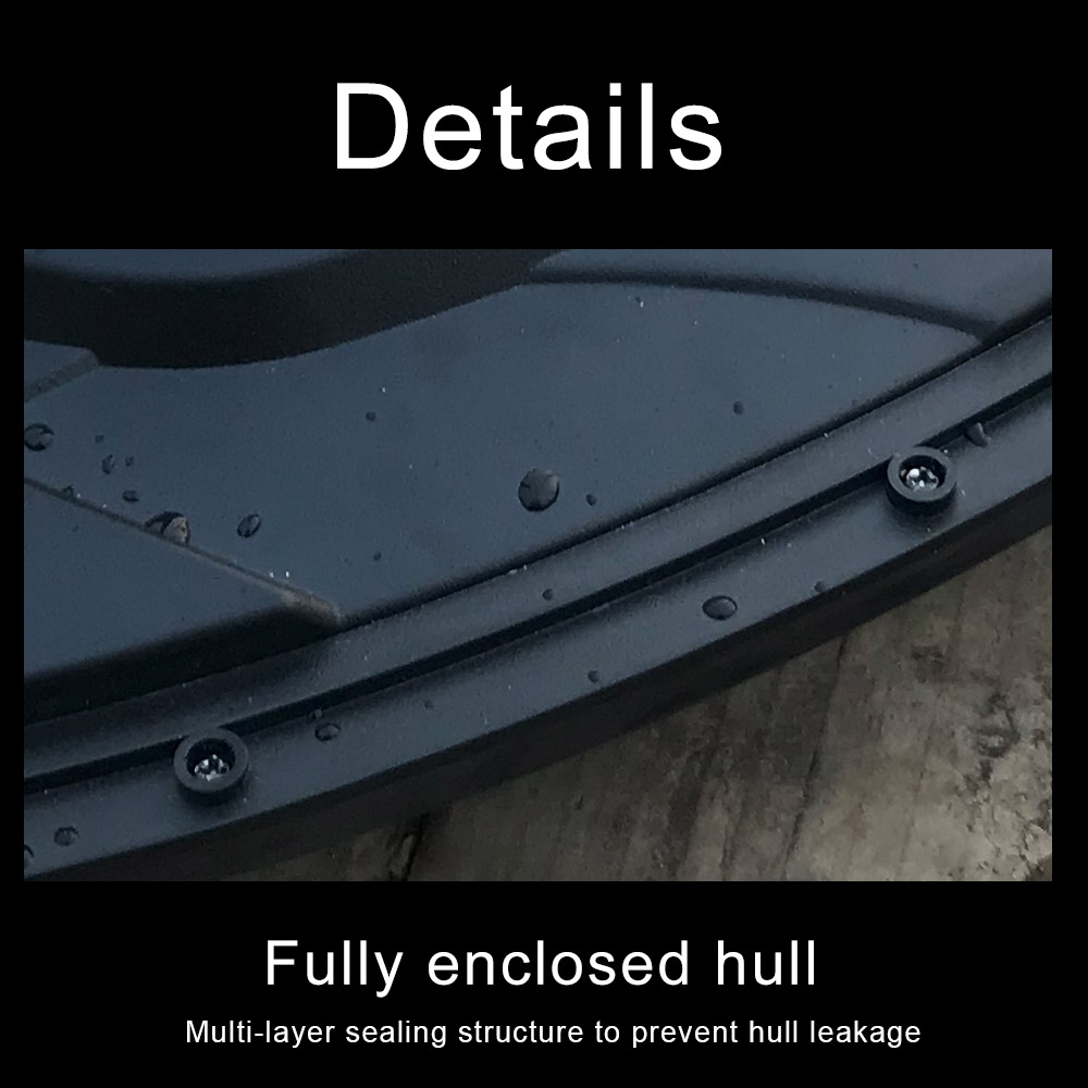 Flytec V500 500m Remote Distance Fishing Bait Double Motor 5.4km/h Fish Finder RC Boat - RTR/Black