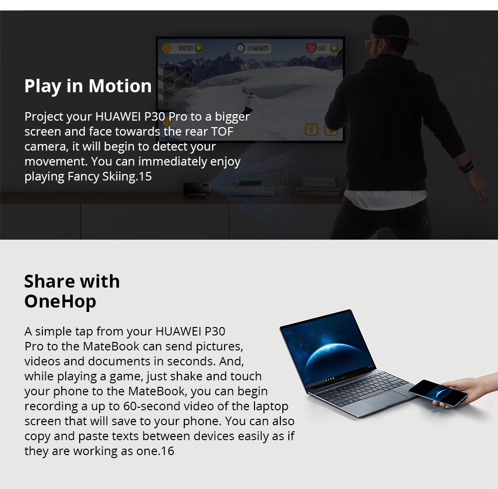 HUAWEI P30 Pro 6.47 Inch 4G LTE Smartphone Kirin 980 8GB 256GB 40.0MP+20.0MP+8.0MP+TOF Quad Rear Cameras Android 9.0 NFC In-display Fingerprint Wireless Charge - Black