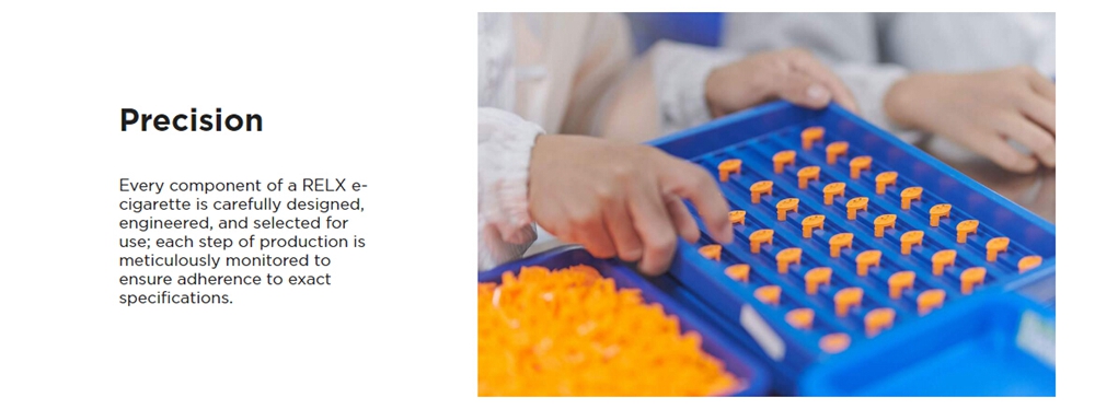 RELX E-Cigarette Vape Pen Starter Kit 350mAh - Red