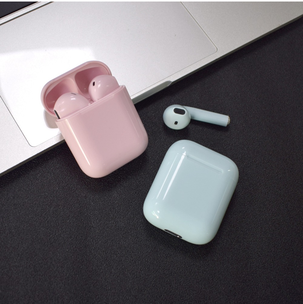 i10 TWS Bluetooth 5.0 Earbuds Button Control  About 4 Hours Working Time - White