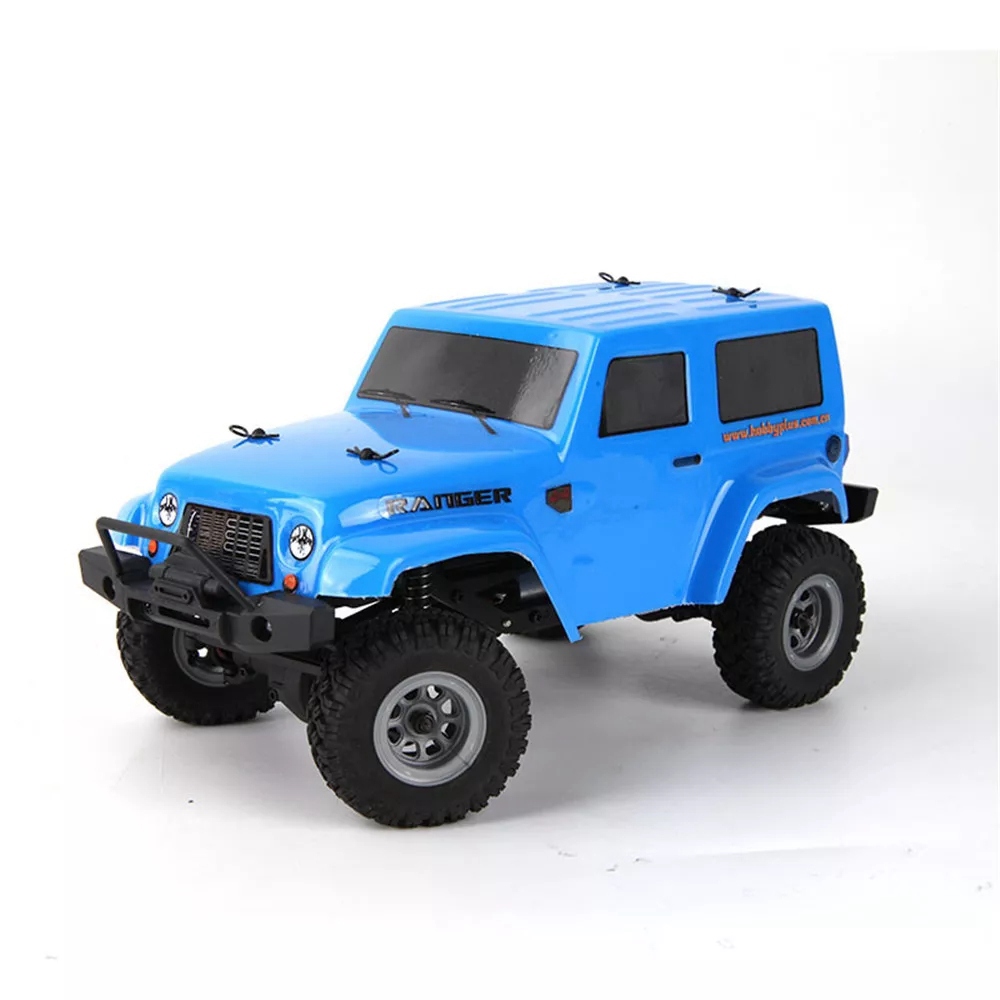 Hobby Plus CR-24 1/24 2.4G 4WD Crawler Model Climbing Vehicle MINI RC Car RTR - Blue
