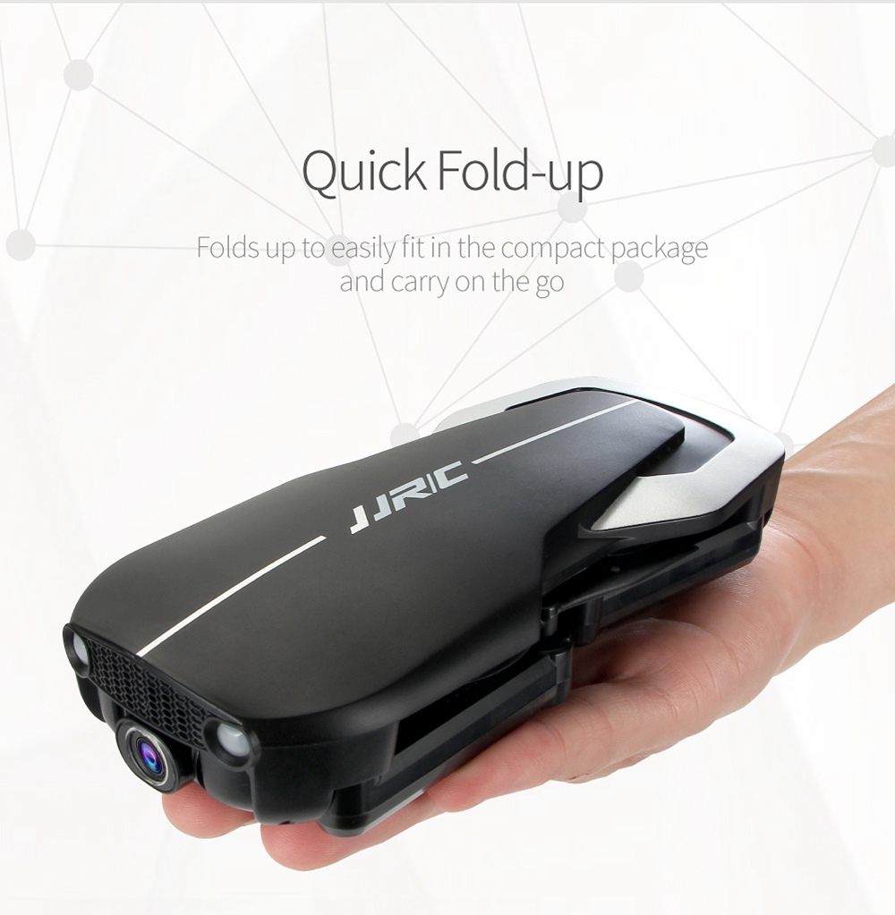 JJRC H71 GRUS 1080P WIFI FPV Foldable RC Quadcopter With Optical Flow Positioning RTF - White