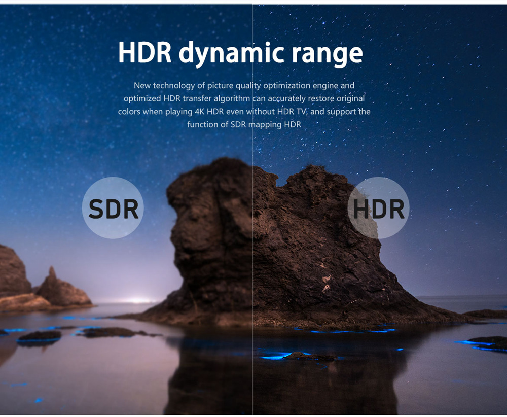 ZIDOO Z9S Realtek RTD1296 Android  2GB/16GB Blue-ray Navigation 4K UH TV Box  Dual Band WIFI Gigabit LAN SATA 3.0 USB 3.0 Bluetooth