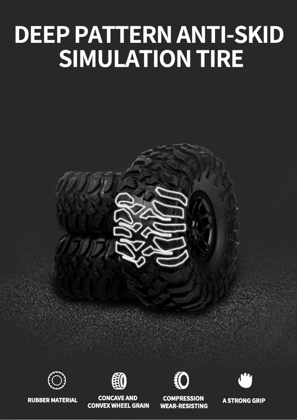 MN Model MN-45 1/12 2.4G 4WD Climbing Off-road Vehicle RC Car With LED Light RTR - Blue