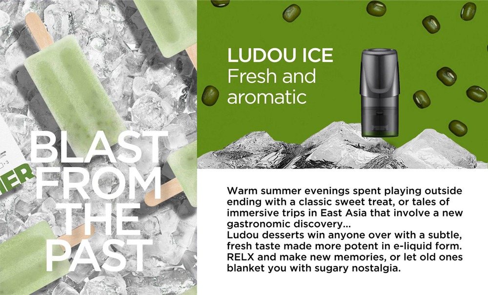 3PCS Original RELX Replacement E-liquid for RELX E-Cigarette - Mint