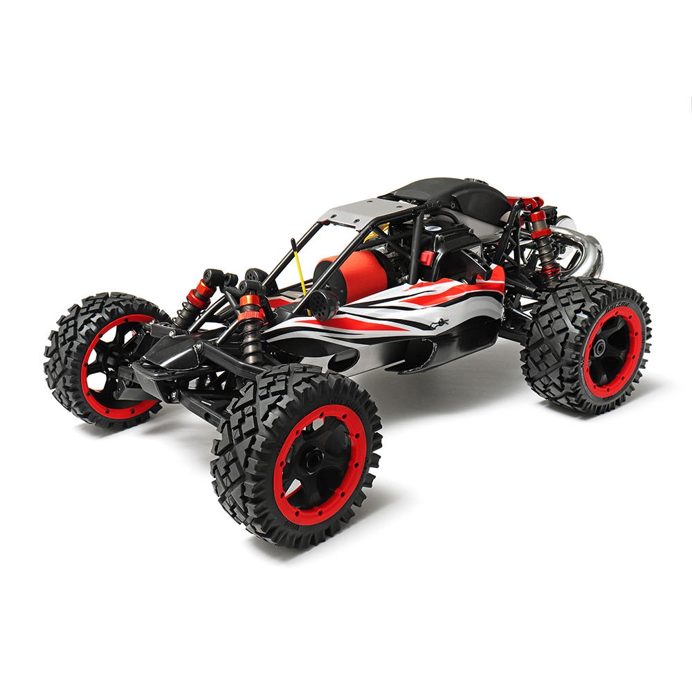 Rovan Q-Baja 1/5 RWD 29CC Gas 2 Stroke Engine Symmetrical Steering Buggy RC Car RTR - US Plug