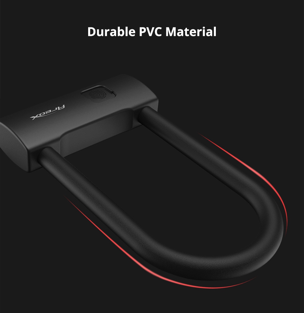 Xiaomi Youpin AreoX U8 Fingerprint U-lock for Bicycle Motorcycle - 11.81 inches