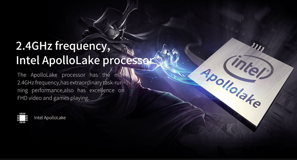 ALLDOCUBE KNote GO Tablet PC Intel ApolloLake N3350 Dual Core 11.6" IPS 1920*1080 4GB RAM 128GB SSD Windows 10 - Grey