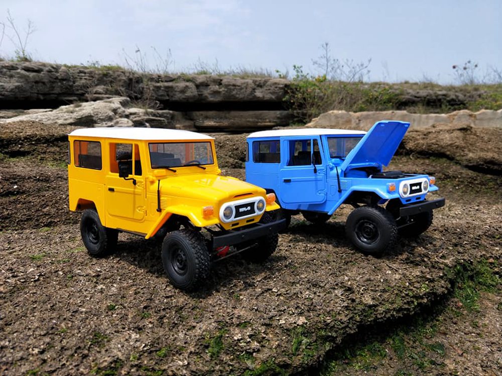 WPL C34-KM FJ40 Metal Version 1/16 4WD Crawler Climbing Vehicle RC Car Kit - Yellow