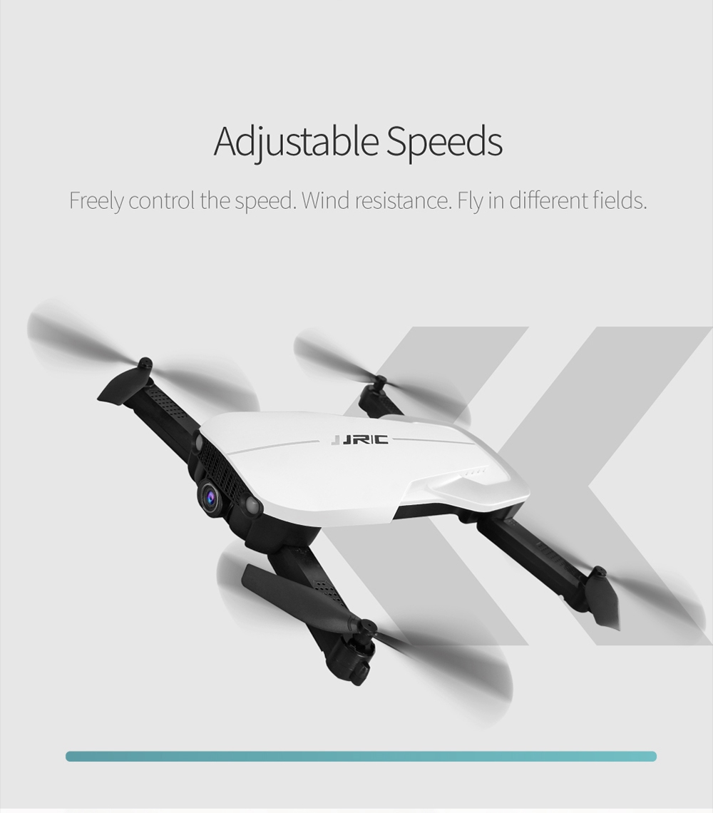 JJRC H71 GRUS 1080P WIFI FPV Foldable RC Quadcopter With Optical Flow Positioning RTF - White
