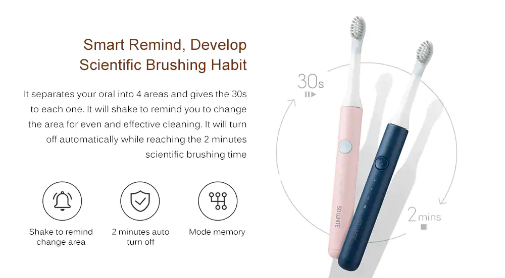 xiaomi so white sonic electric toothbrush
