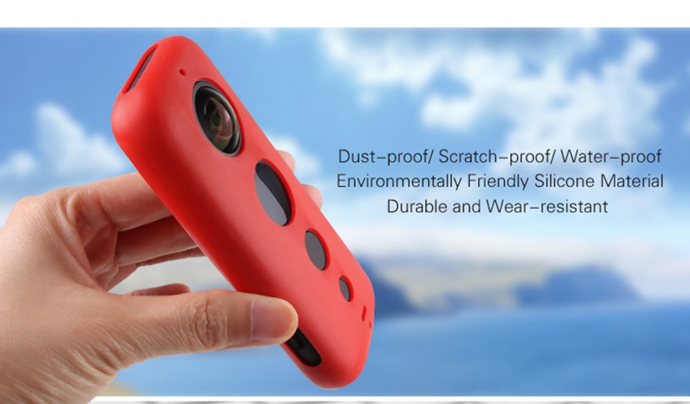 Sunnylife Expansion Accessories Silicone Case For Insta360 One X Action Camera - Black