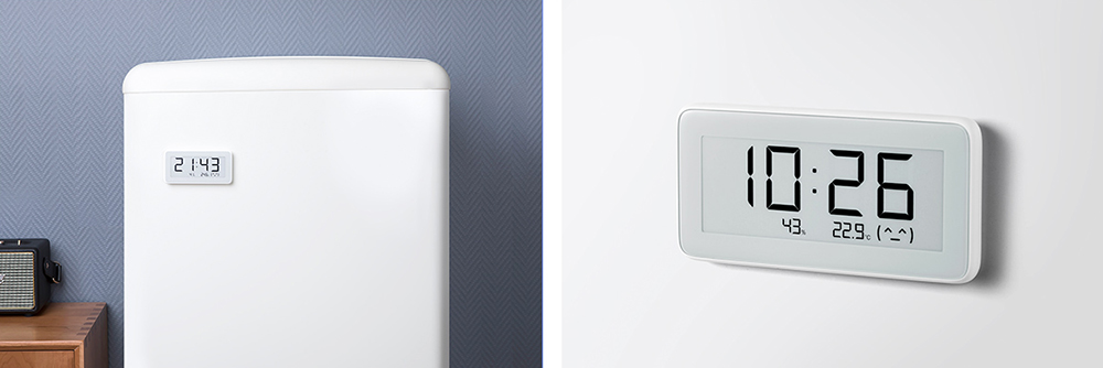 Xiaomi Mijia Bluetooth Temperature Humidity Monitor APP Control 3.7 Inch E-ink Screen Built-in Sensirion Sensor- White