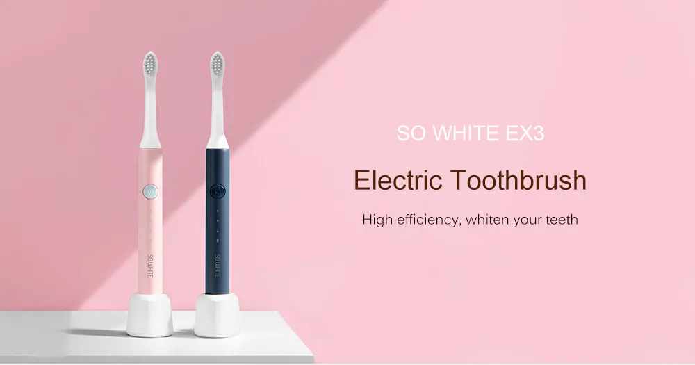 Xiaomi SO WHITE EX3 Sonic Electric Toothbrush Pink