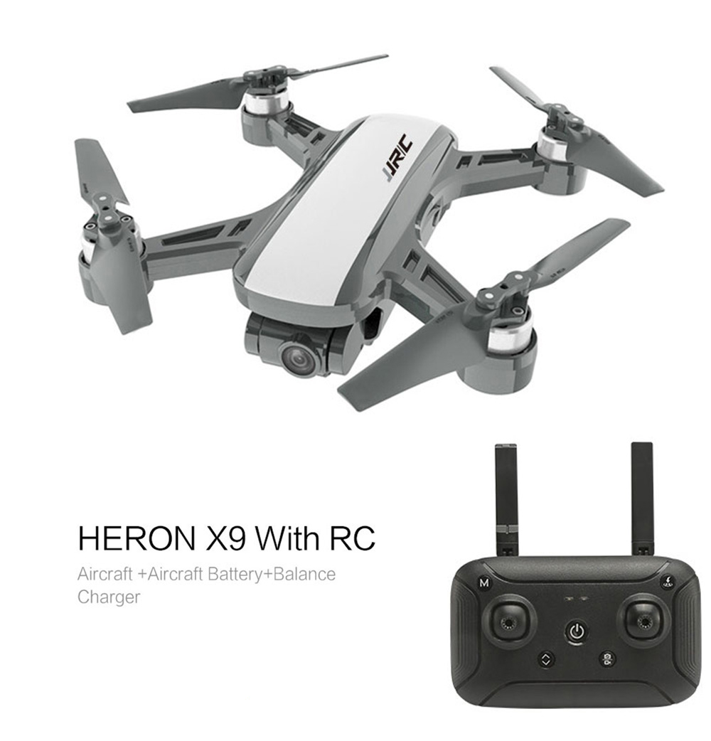 JJRC X9 Heron 1080P GPS 5G WiFi FPV Brushless RC Drone Optical Flow Positioning RTF - Black