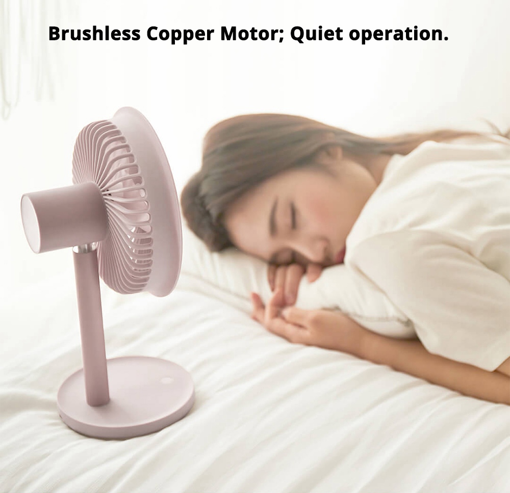 Xiaomi SOLOVE Desktop Fan Three Speeds 4000mAh Removable & Wireless Design Oscillating Fans - Black