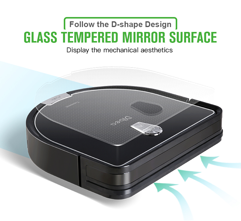 Dibea D960 Robot Vacuum Cleaner Black