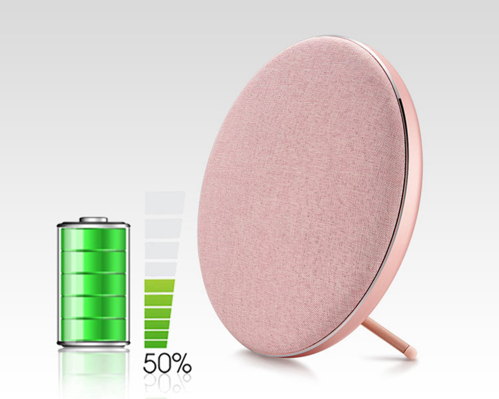 JONTER M16 Bluetooth V4.2 HD HiFi Sound and Bass Portable Speaker Touch smooth Artwork with 2000mAh- Rose Gold