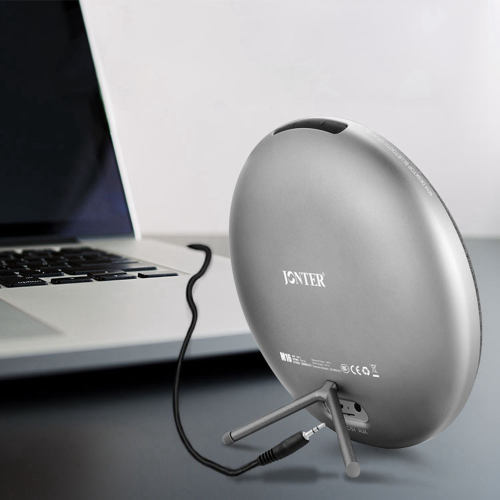 JONTER M16 Bluetooth V4.2 HD HiFi Sound and Bass Portable Speaker Touch smooth Artwork with 2000mAh- Rose Gold