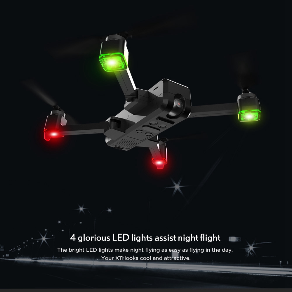 JJRC X11 2K 5G WIFI FPV GPS Brushless Foldable RC Drone Quadcopter With Single-axis Gimbal Follow Me Mode RTF