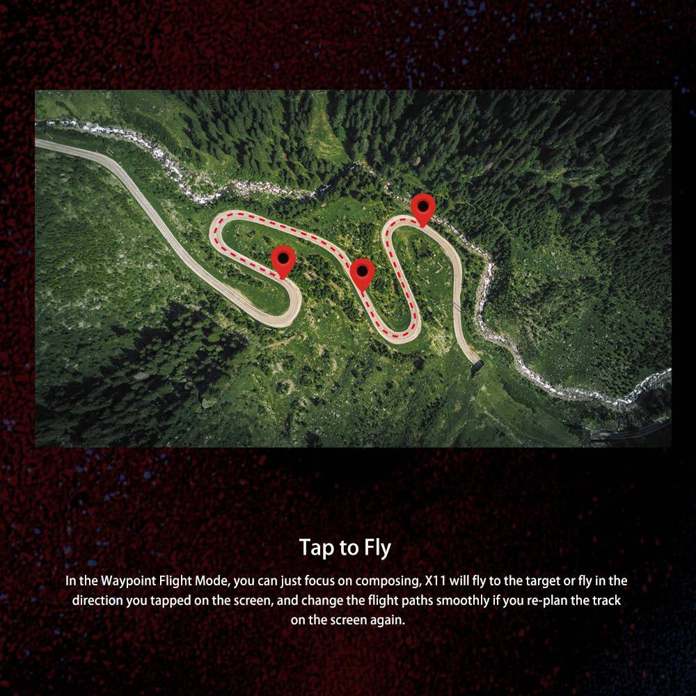 JJRC X11 2K 5G WIFI FPV GPS Foldable RC Drone With Single-axis Gimbal Follow Me Mode RTF - Three Batteries