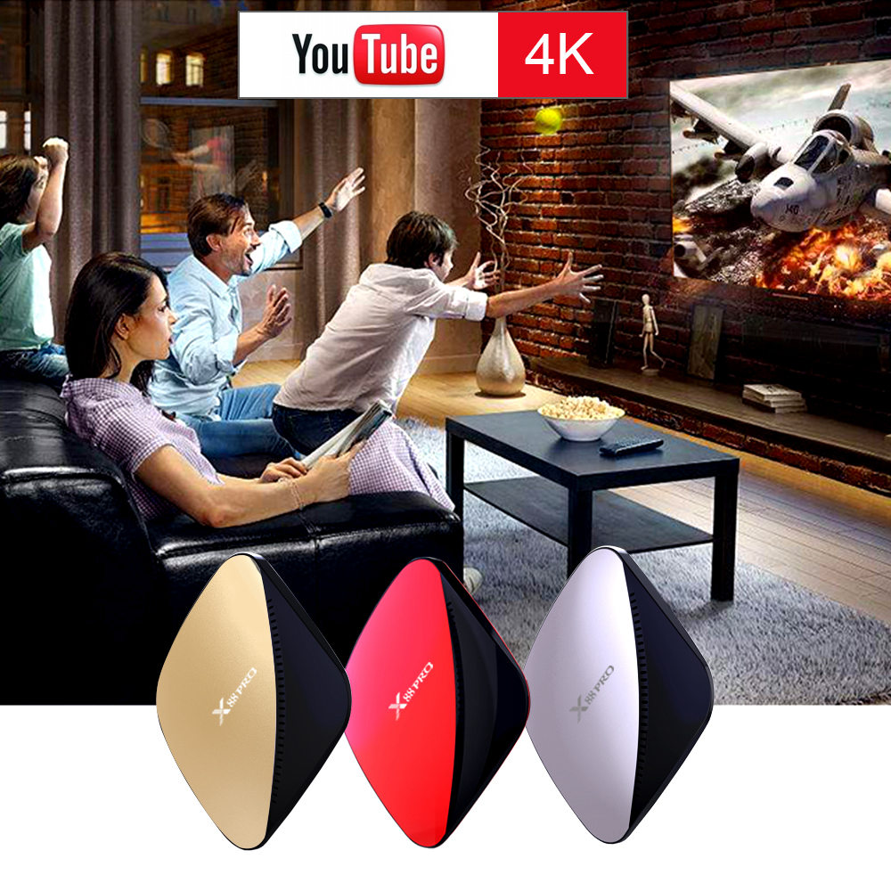 X88 Pro RK3318 Android 9.0 4GB/32GB Mini TV Box YouTube 4K Dual Band WiFi USB3.0